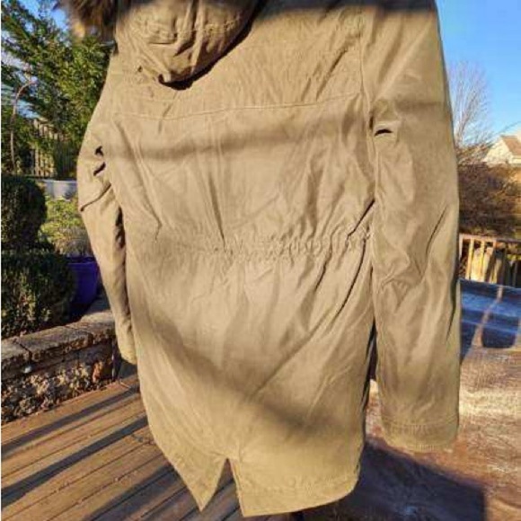 Abercrombie Kids Olive Parka Jacket - Picture 2 of 3